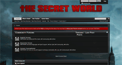 Desktop Screenshot of forums-fr.thesecretworld.com