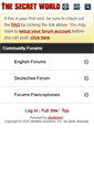 Mobile Screenshot of forums-fr.thesecretworld.com